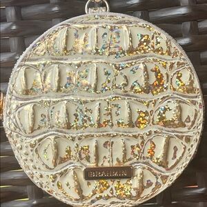 NWT Brahmin HOLOGRAM Circular Coin Wallet#1